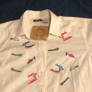 A casual shirt for shoe lovers! NWT